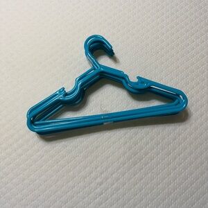 Blue Plastic Hangers